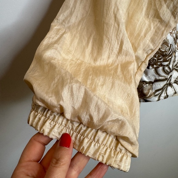 90's Vintage Lavon Tan Seashell Hooded Windbreaker Jacket Nautical X-Large - Picture 5 of 9